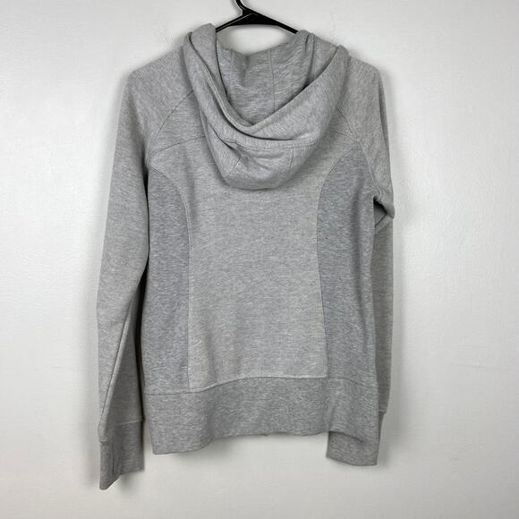 90 Degree by Reflex Gray Zip Up Jacket Athleisure Full Zip Hoodie Size Large - Picture 8 of 11